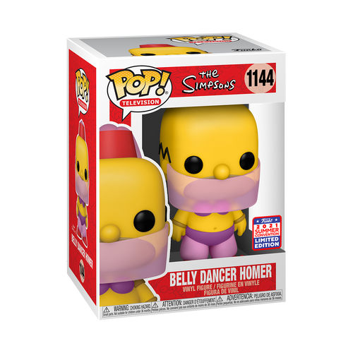 Simpsons - Homer Belly Dancer Pop! SDCC 21 RS
889698555609