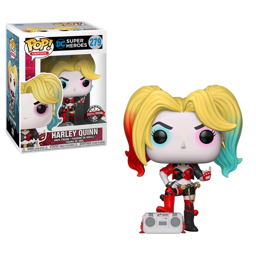 harley quinn with boombox