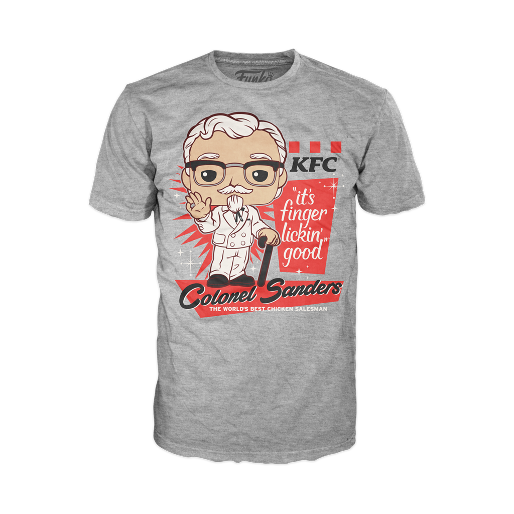 Pop! Icons: KFC ? Gold Colonel Sanders + Pop! Tee