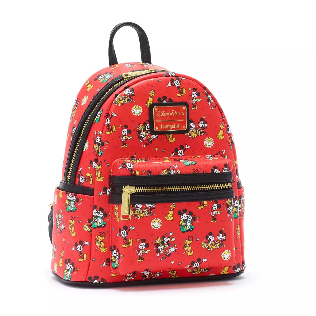 loungefly mickey and minnie backpack