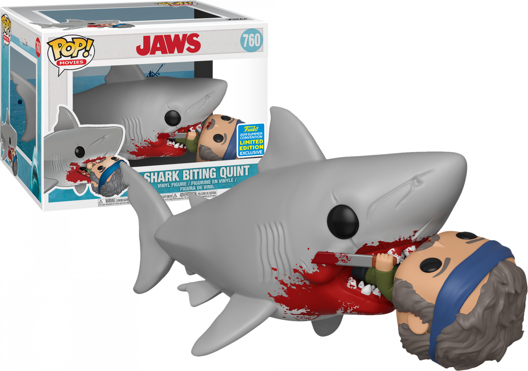 Jaws - Shark Biting Quint 6\