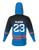 401 Bulldogs Sublimated Hoody w Player Name and Number