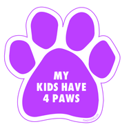 My Kids Have Four Paws Sticker