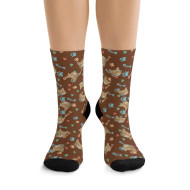 Custom Socks - Hearts, Fish Bones, Paws (color)