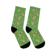 Custom Socks - Hearts, Fish Bones, Paws (color)