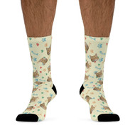 Custom Socks - Hearts, Fish Bones, Paws (color)