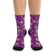 Custom Socks - Hearts, Fish Bones, Paws (color)