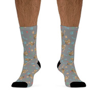 Custom Socks - Hearts, Fish Bones, Paws (color)