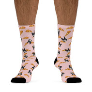 Custom Pet Photo Socks - Pizza