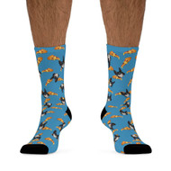 Custom Pet Photo Socks - Pizza