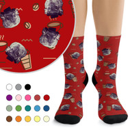 Custom Socks - Coffee