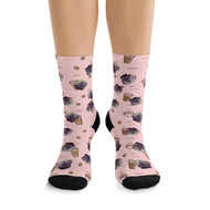 Custom Socks - Coffee