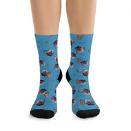 Custom Socks - Coffee
