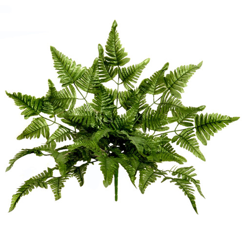 Leather Leaf Fern Artificial Plant 50cm