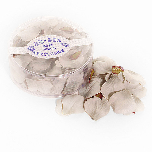 Silk Rose Petals Grey