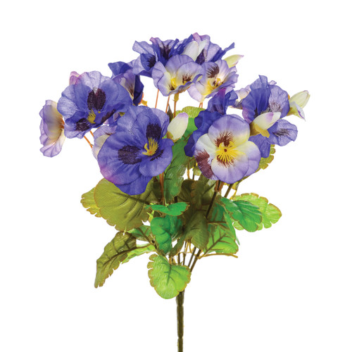 Pansy Bunch Small Purple 30cm