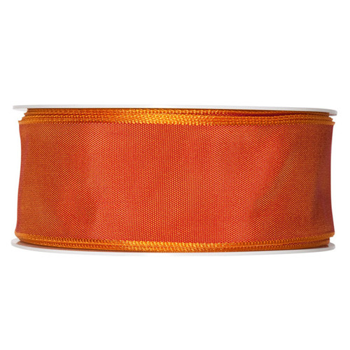 Fabric Ribbon 40mm x 25m Dark Orange
