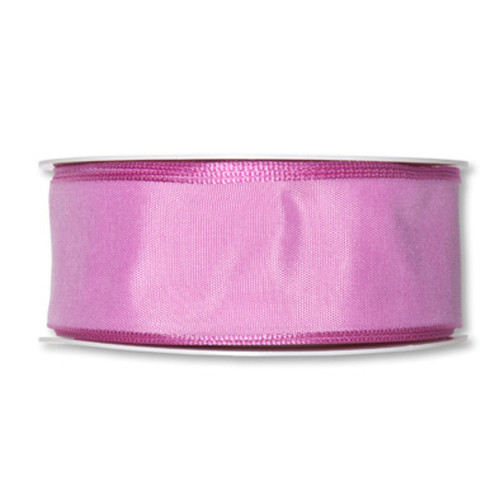 Fabric Ribbon 40mm x 25m Rose