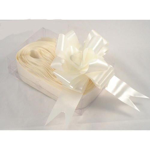 Florist Ribbon Bows 5cm Ivory Cream