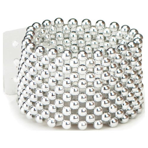 Silver Pearl Corsage Bracelet 4cm