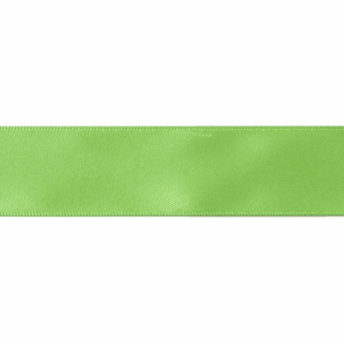 Satin Florist Ribbon 25mm/1 Inch Wide on a 20m/22yd Roll Lime Green