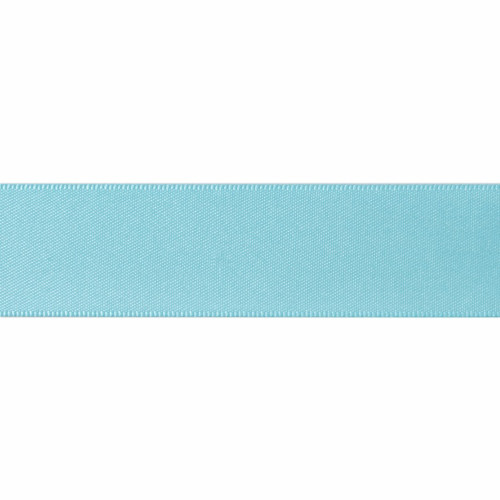 Satin Florist Ribbon 25mm/1 Inch Wide on a 20m/22yd Roll Turquoise Antique Blue