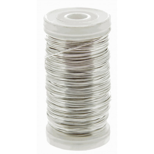 Metallic Wire Reel 100g Silver