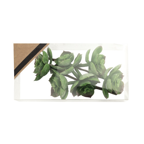 Artificial Succulent Pick Green 12cm/4.75 Inches Box of 2