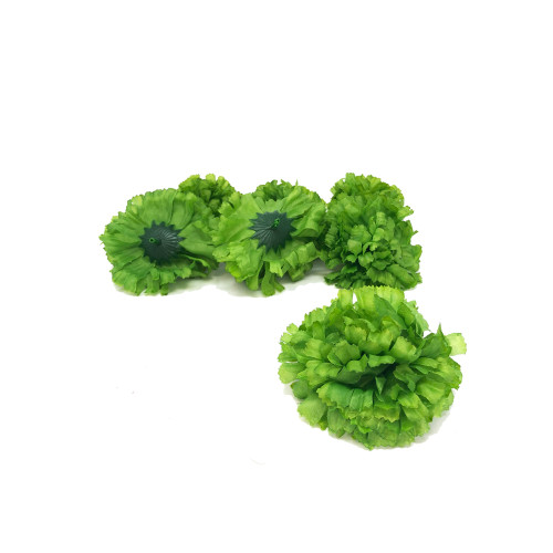 Artificial Carnation Heads box of 288 Green