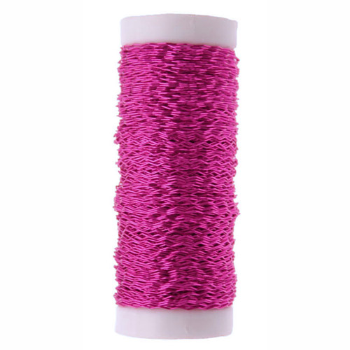 Bullion Wire Reel 25g Cerise Pink