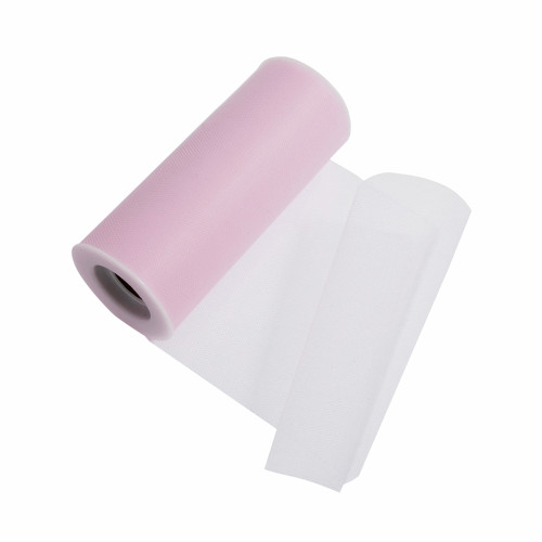 Tulle Polyester Ribbon Pale Pink