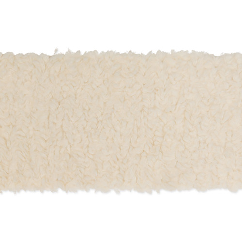 Faux Fur Trim Cream