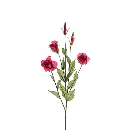 Artificial Silk Lisianthus Burgundy