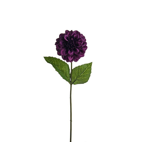 Artificial Silk Zinnia Purple