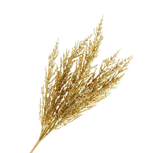 Glittered Artificial Wheat Bush