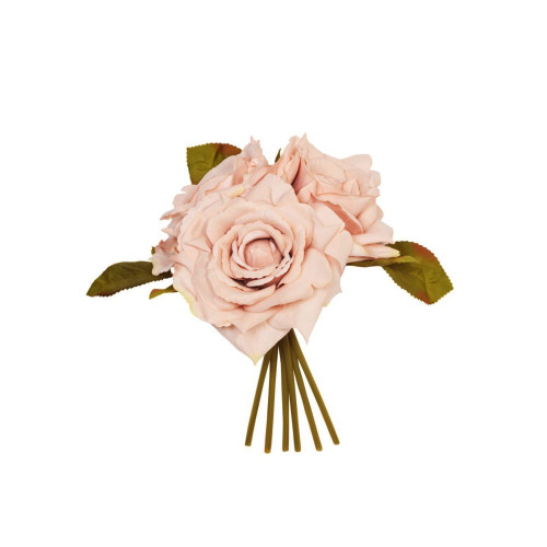 Large Faux Silk Rose Posy Bisque
