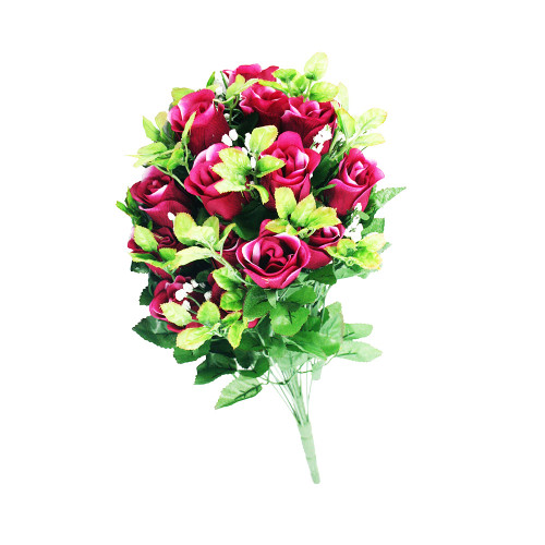 Rose Gyp Bunch 24 Stems Roses Beauty Pink