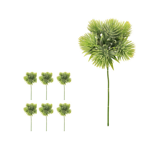 Artificial Spiked Thistle Succulent Stem Green