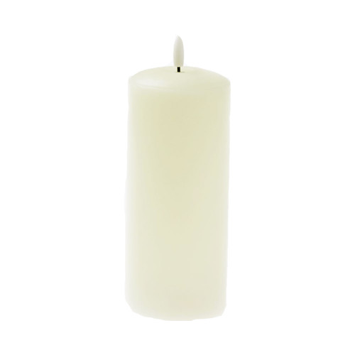 Remote Control Battery LED Ivory 3D Candle 20cm