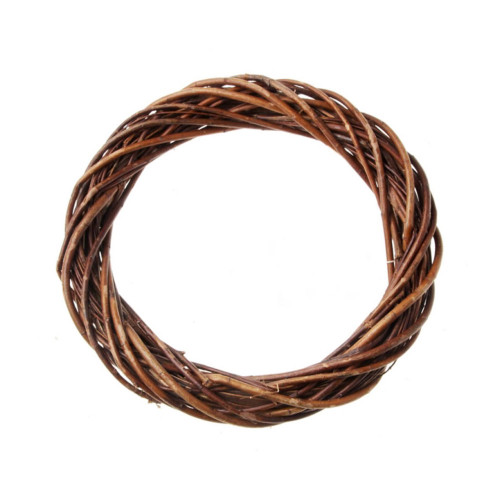Round Wreath Base Thick Natural Willow 30cm
