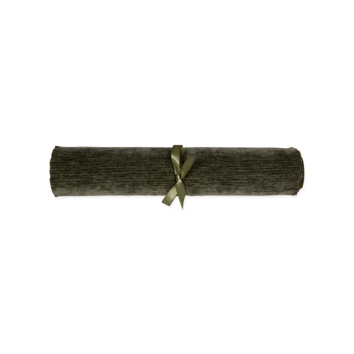 Chenille Velvet 28cm Wide Dark Green
