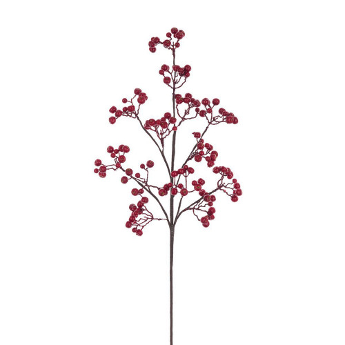 Artificial Deep Red Currant Berry Spray