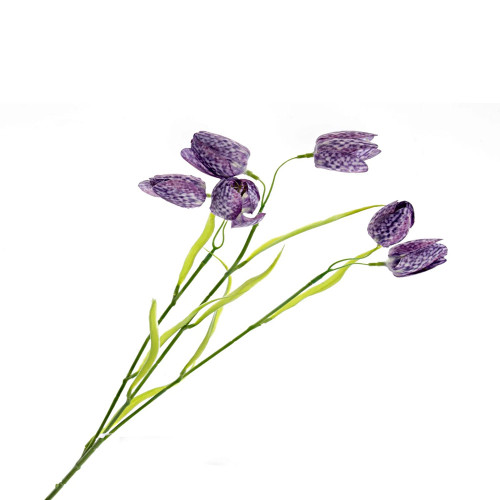 Artificial Fritillaria or Snakes Head Fritillary Purple