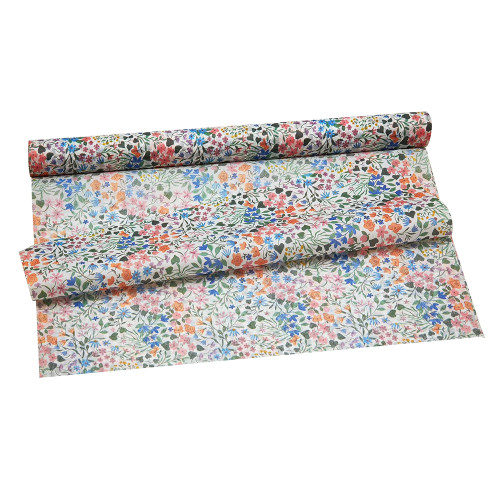 Tissue Paper Roll 50 x 75cm Mini Flower Vintage Print