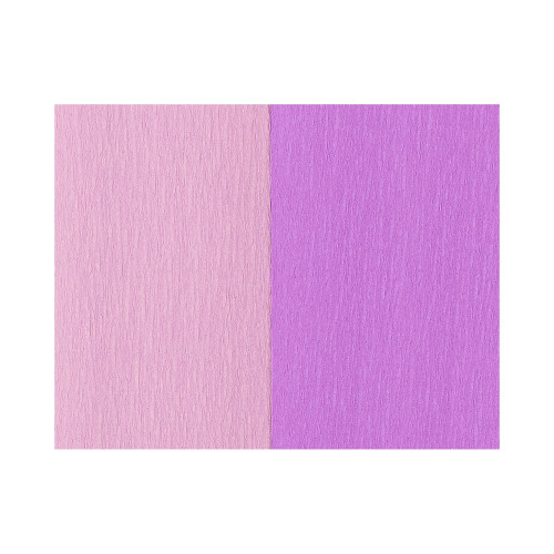 Werola Doublette Crepe Paper 25 x 125cm Lilac / Light Lilac
