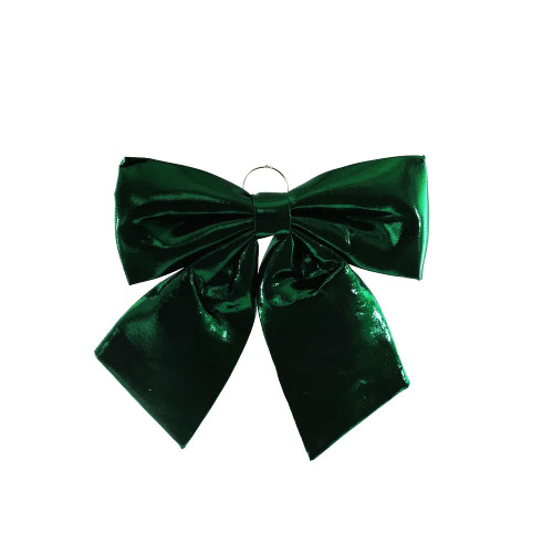 Hanging Satin Festive Bow Green