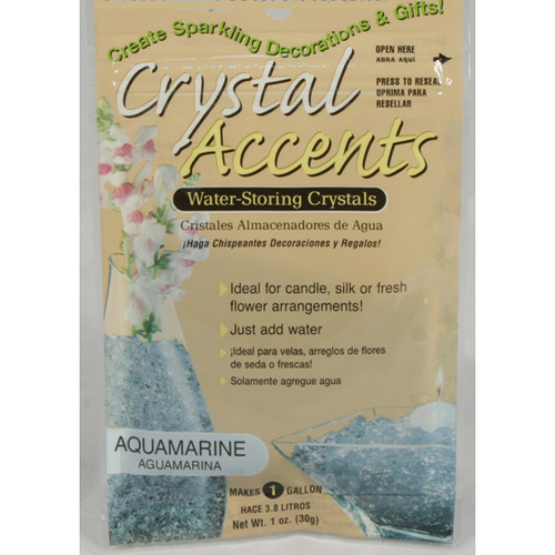 Crystal Accents Aquamarine