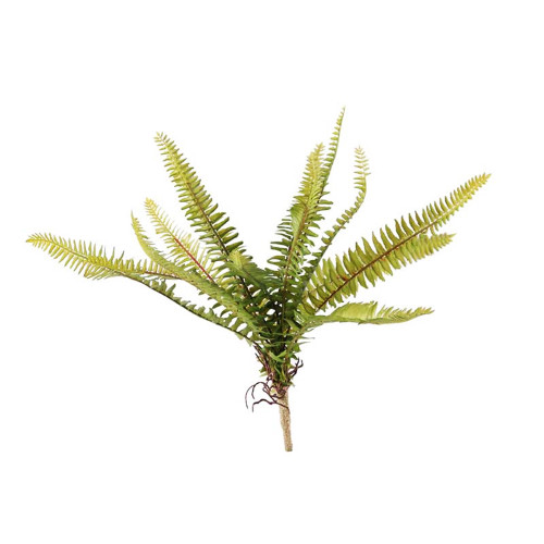 Forest Fern Bush Artificial 15 Leaves 30cm