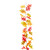 Autumn Artificial Oak Leaf Garland Orange Red 1.8m/6ft