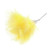 Fluff Feather x 6 Yellow